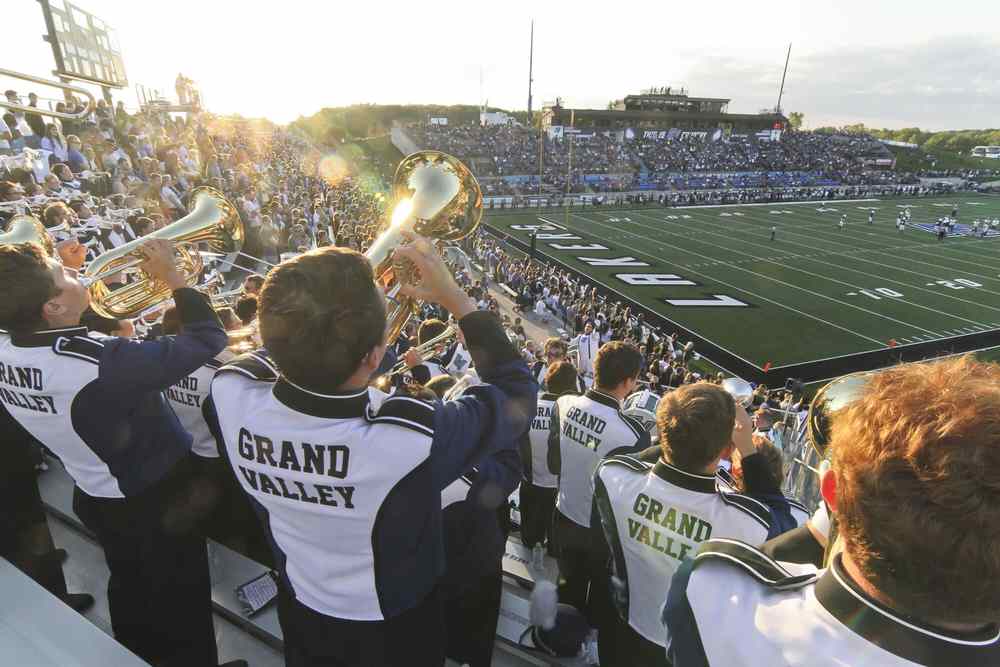 Retired Engineering Professor Steps Down as "Voice of the Laker Marching Band"
